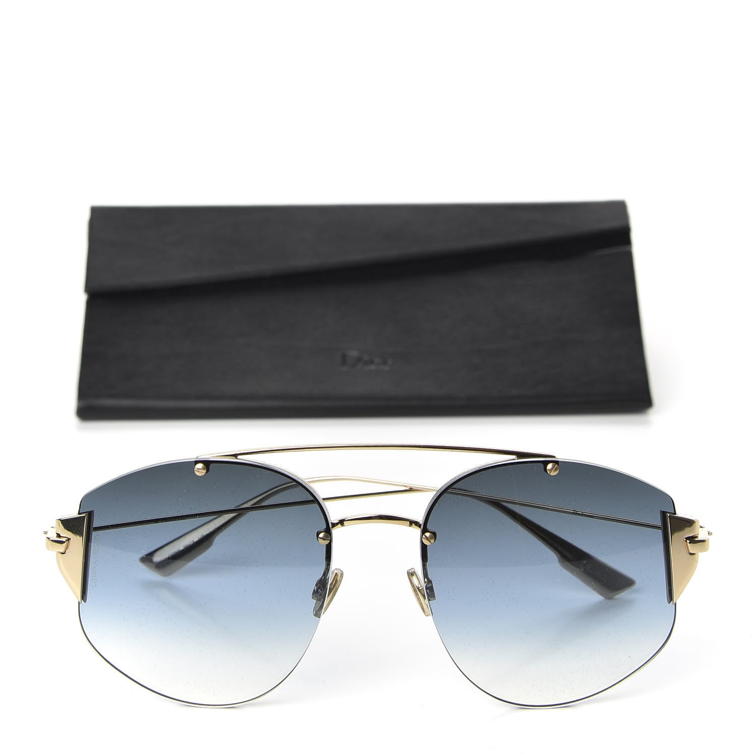 Christian Dior Metal Diorstronger Sunglasses Gold 7 of 7