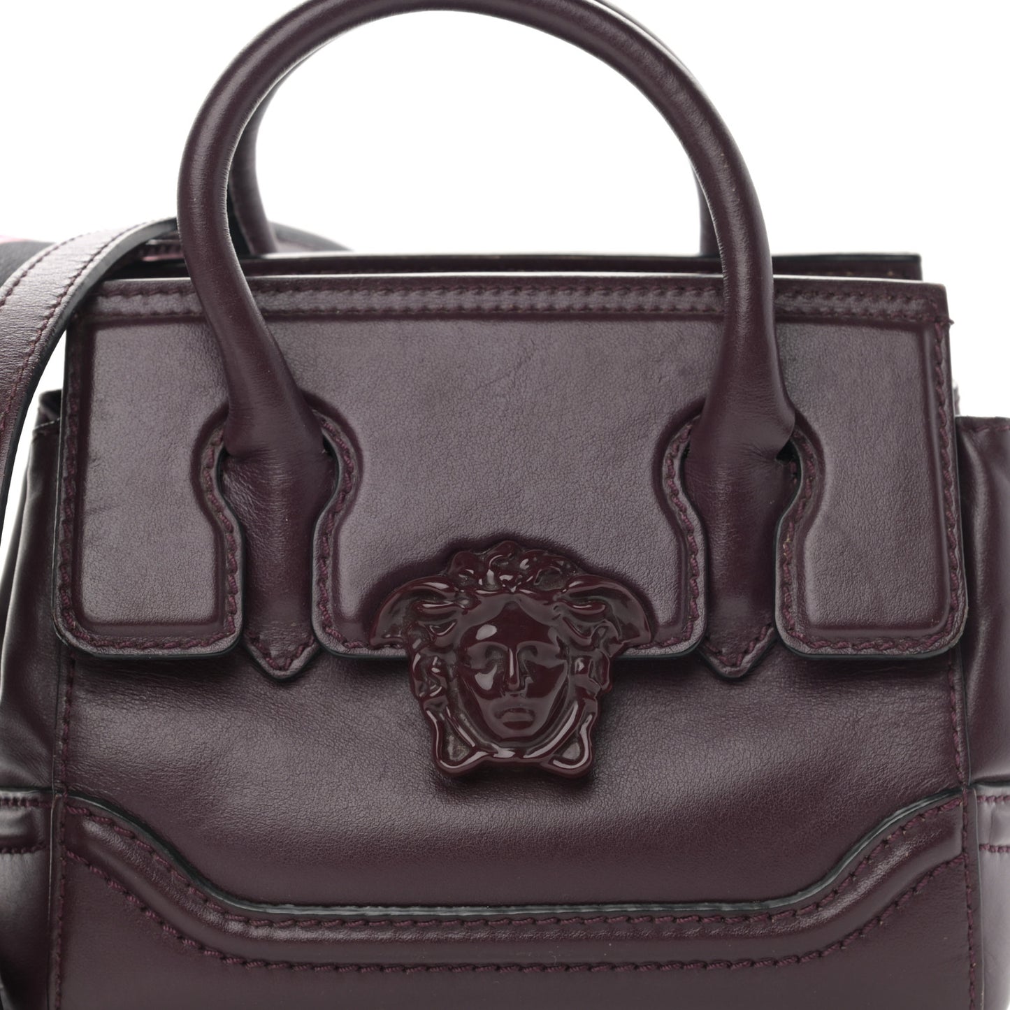 Calfskin Small Palazzo Empire Bag Burgundy
