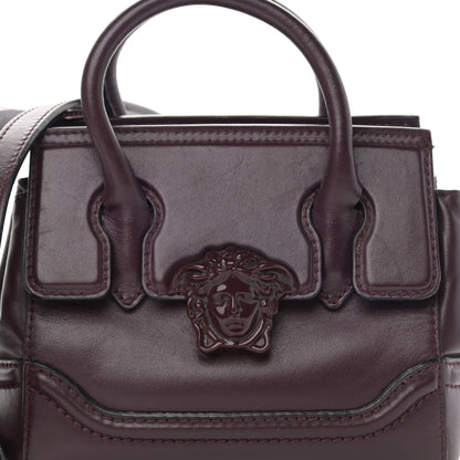 Versace Calfskin Small Palazzo Empire Bag Burgundy 7 of 18