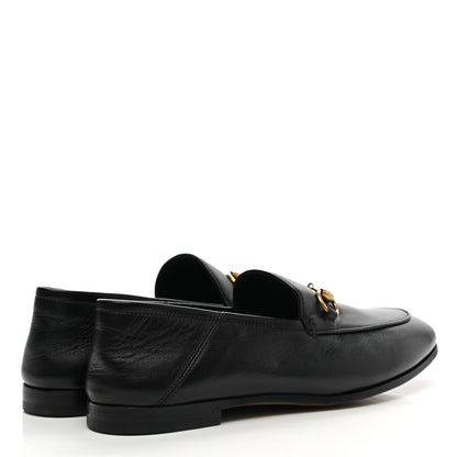 Gucci Lambskin Womens Brixton Horsebit Loafers 37 Black 4 of 8