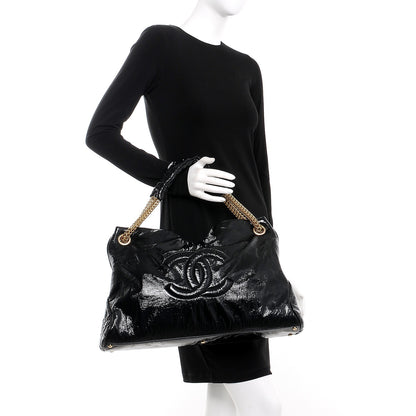 Chanel Vinyl Rodeo Tote Black 2 of 8