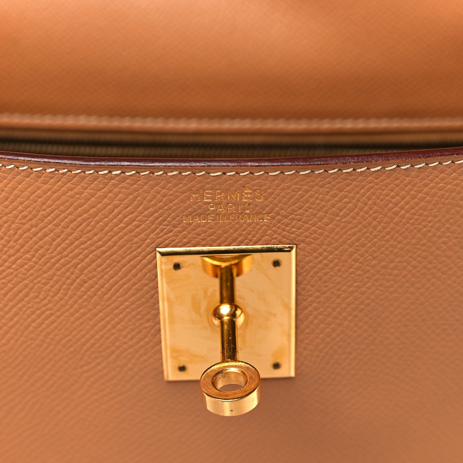 Hermes Courchevel Kelly Sellier 32 Naturelle 6 of 10
