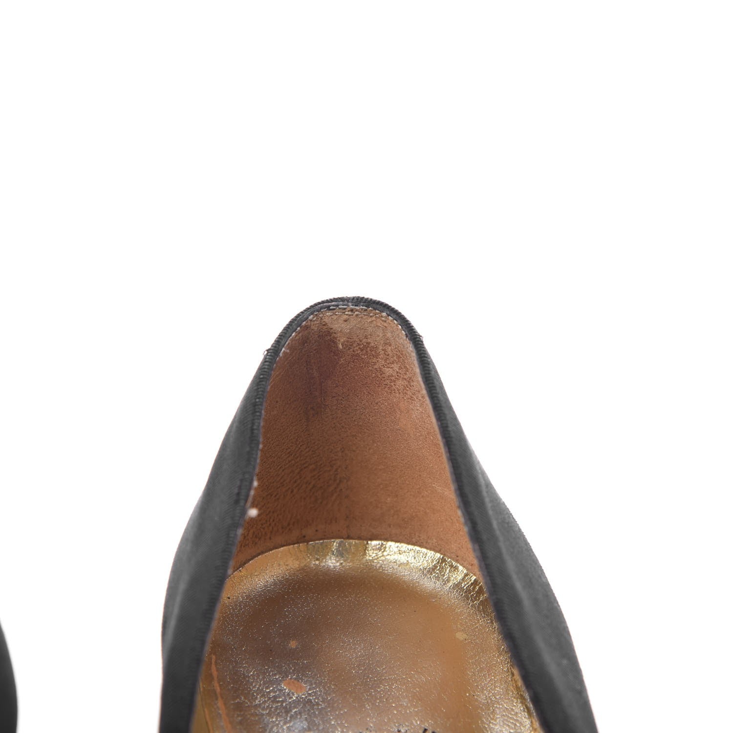 Chanel Grosgrain Cap Toe Pumps 37.5 Black 15 of 19