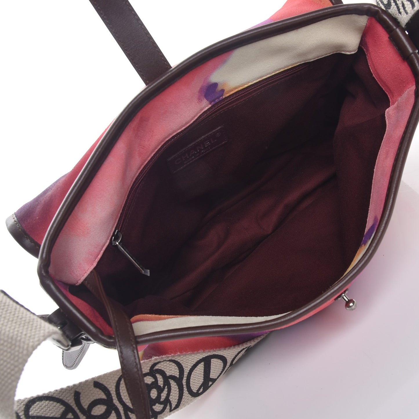 Printed Ultra Soft Lambskin Medium Flower Power Messenger