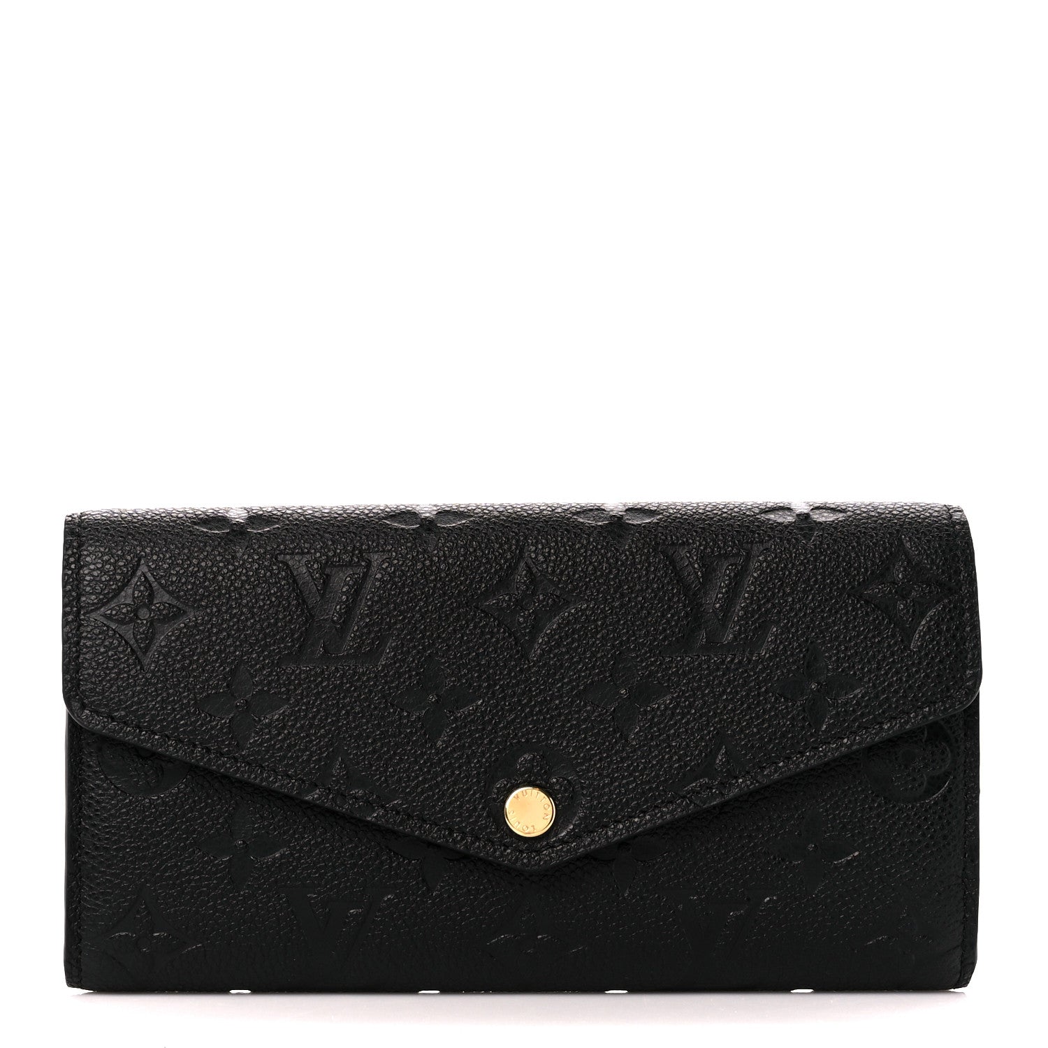 Louis Vuitton Empreinte Sarah Wallet NM Black 1 of 9
