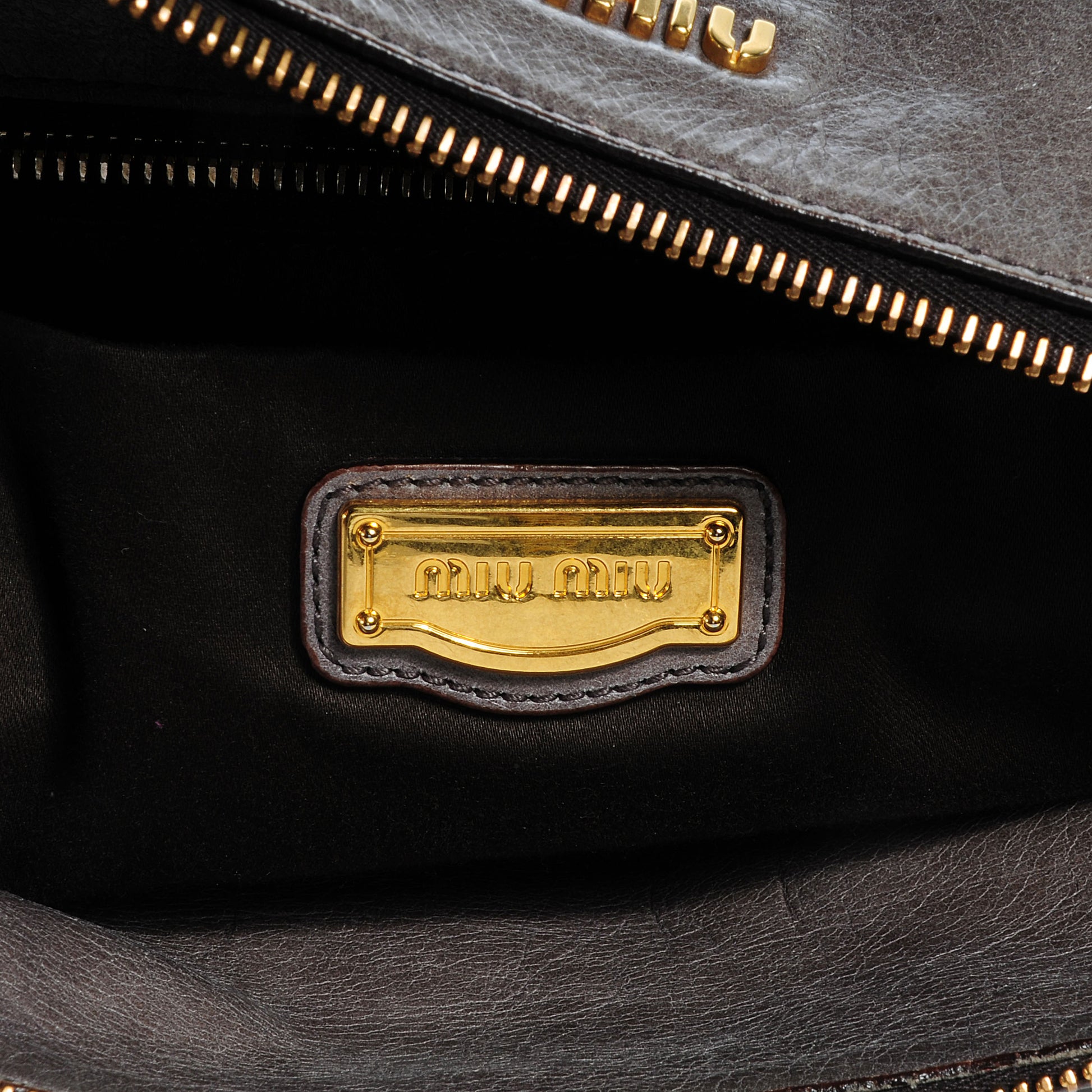 Miu Miu Vitello Lux Large Bow Bag Argilla 6 of 7