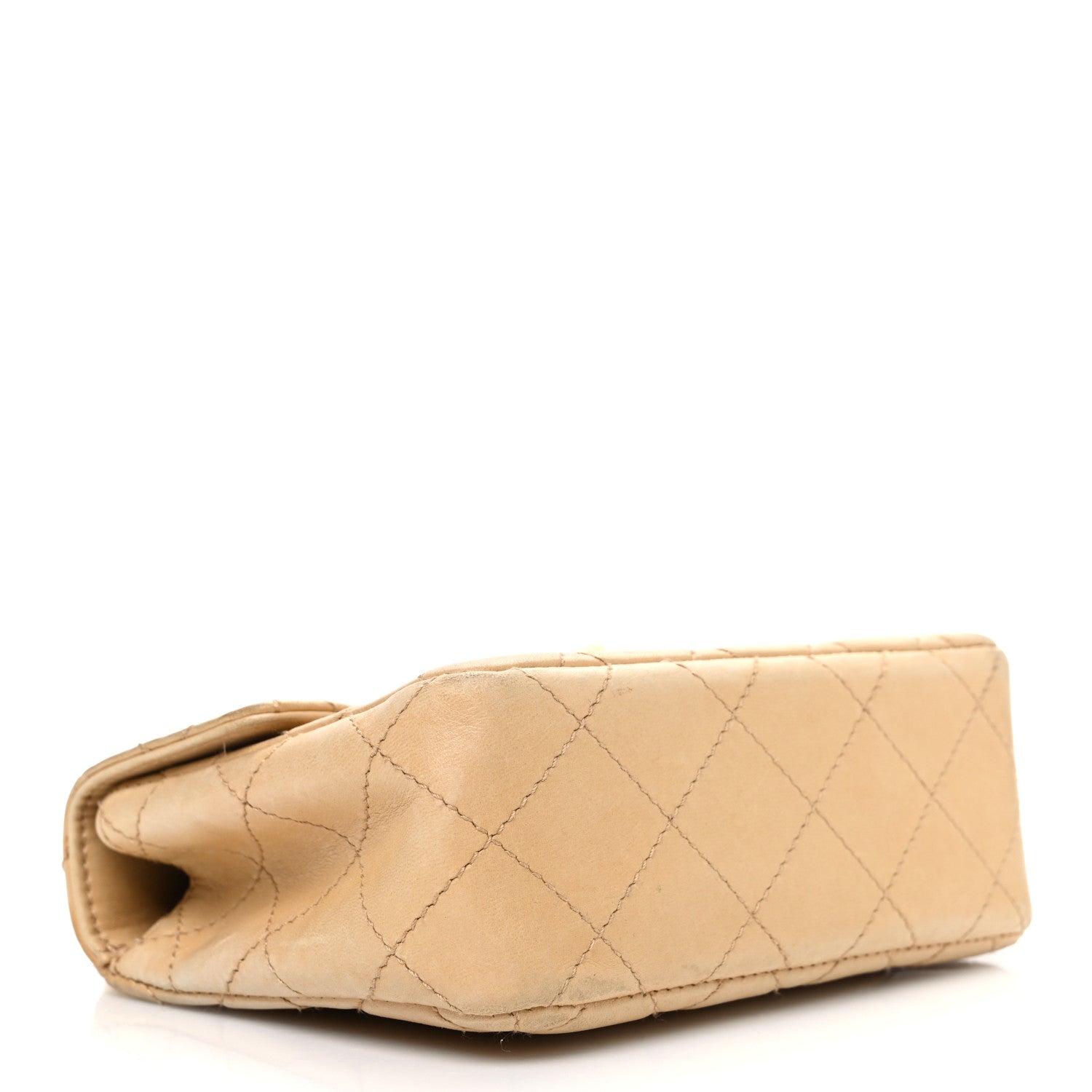 Chanel Lambskin Quilted Bekko Resin Mini Square Flap Beige 4 of 13