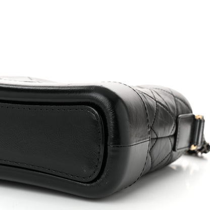 Chanel Aged Calfskin Quilted Small Gabrielle Hobo Black 10 of 12
