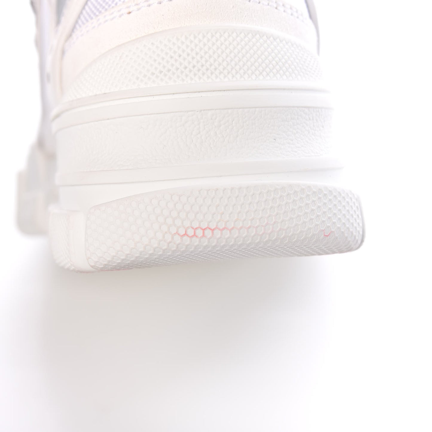X SEGA Mesh Calfskin Suede Womens Flashtrek Sneakers 35.5 Great White