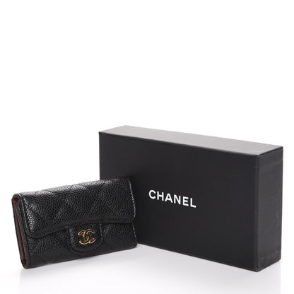 Chanel Caviar Quilted 6 Key Holder Black 9 of 9
