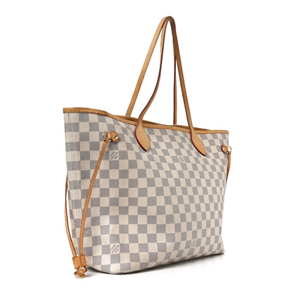 Louis Vuitton Damier Azur Neverfull MM 3 of 9