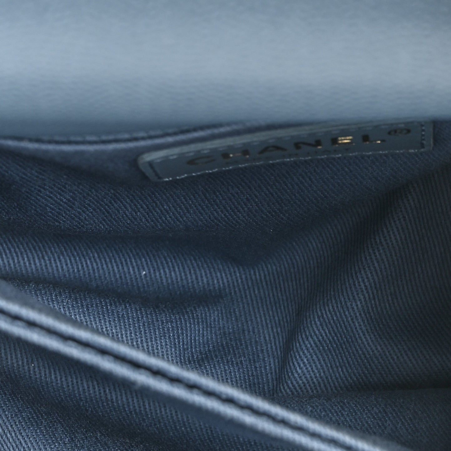 Caviar Quilted Mini Coco Handle Flap Blue