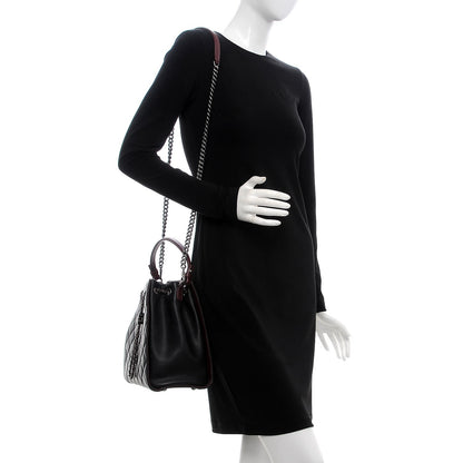Chanel Caviar Quilted Medium CC Bucket Bag Black 2 of 7