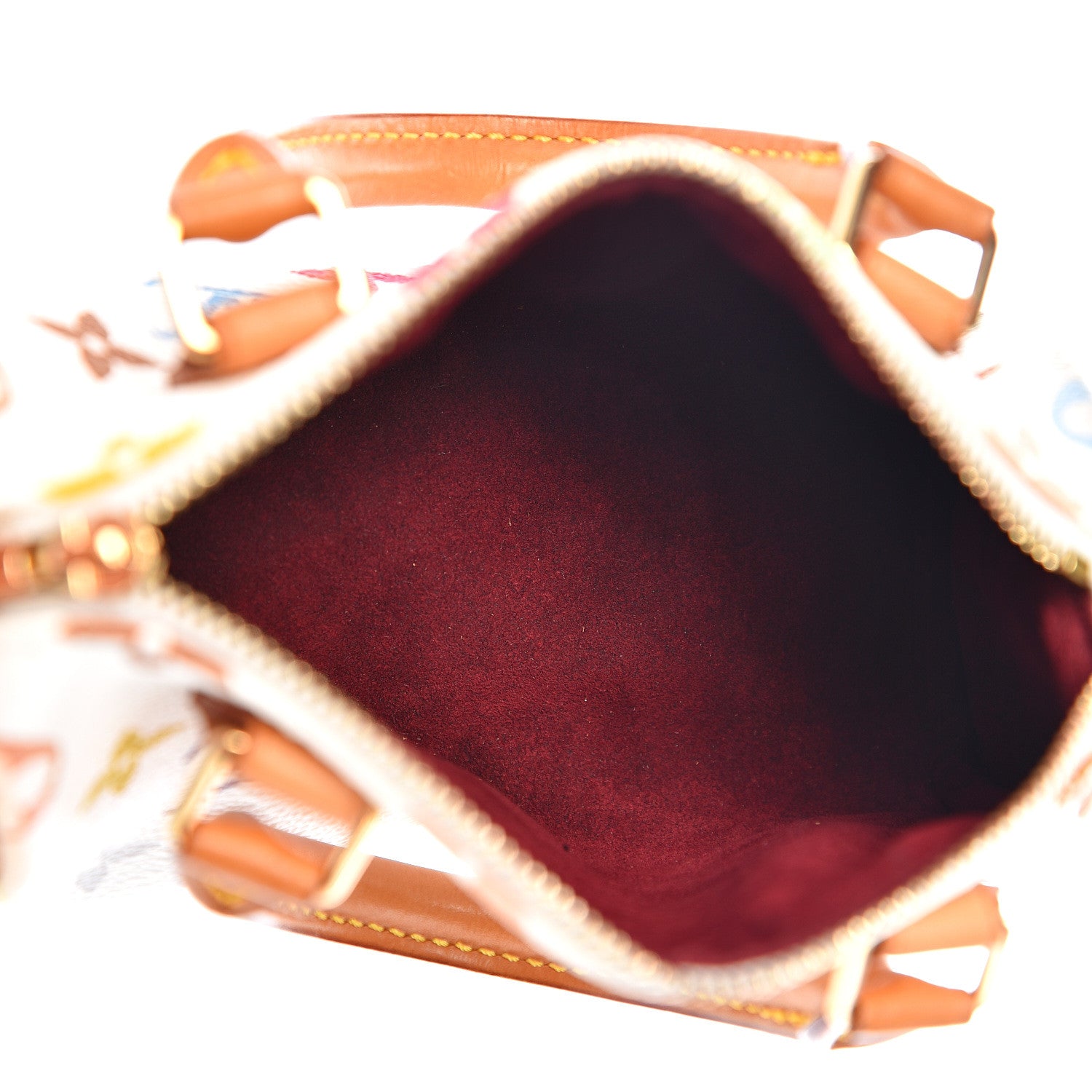 Louis Vuitton Monogram Multicolor Mini Sac HL Speedy White 4 of 11