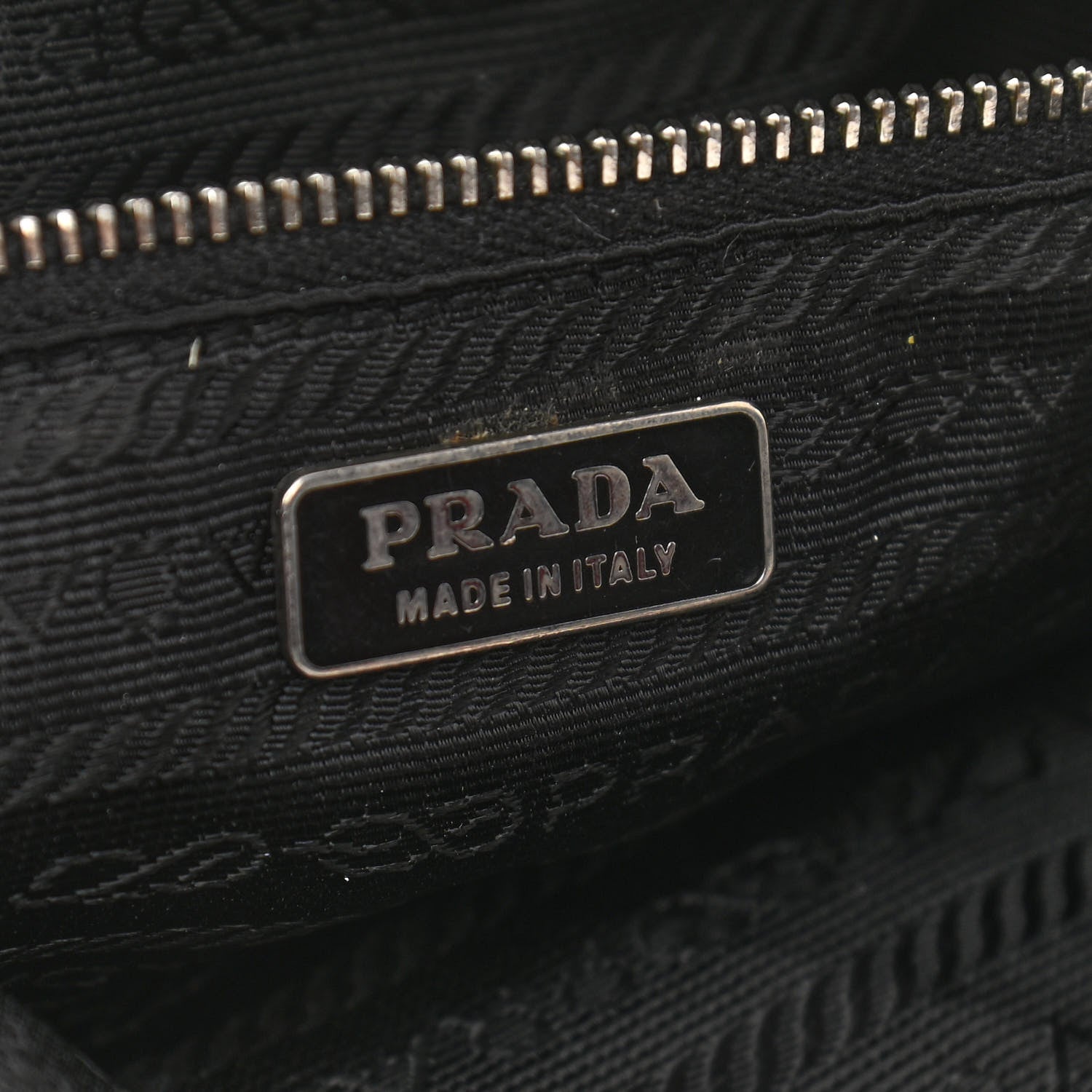Prada Tessuto Nylon Shoulder Bag Black 6 of 11