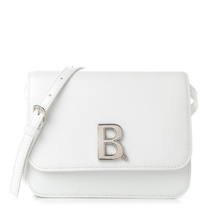Balenciaga Shiny Box Calfskin Small B Bag White 1 of 10