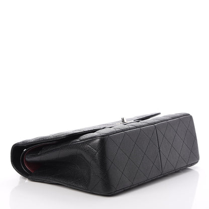 Chanel Caviar Quilted Jumbo Double Flap Black 5 of 9