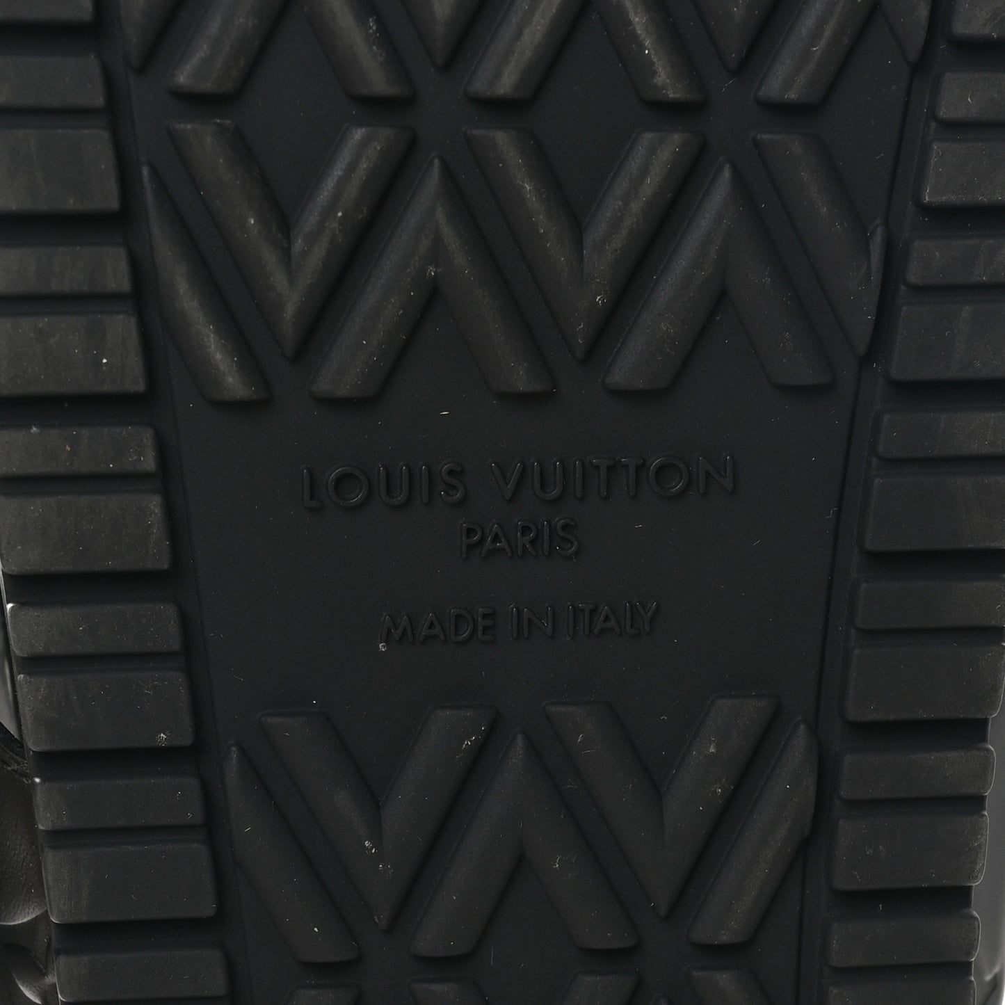 Lambskin Embossed Monogram Bom Dia Flat Mule Sandals 38 Black