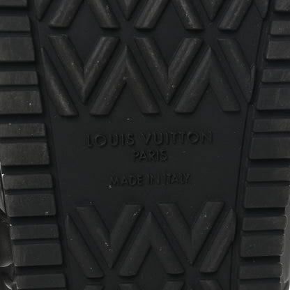 Louis Vuitton Lambskin Embossed Monogram Bom Dia Flat Mule Sandals 38 Black 8 of 10
