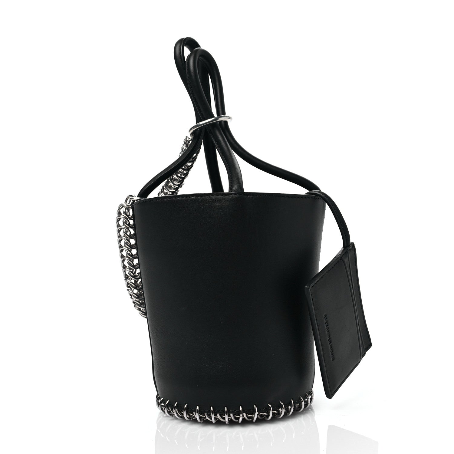 Alexander Wang Smooth Calfskin Roxy Bucket Bag Black 3 of 6