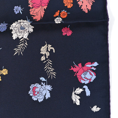 Hermes Silk Robe Legere Scarf 90 Marine Parme Rose 6 of 6