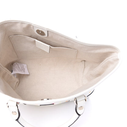 Gucci GG Supreme Monogram Stars Childrens Tote White 4 of 13