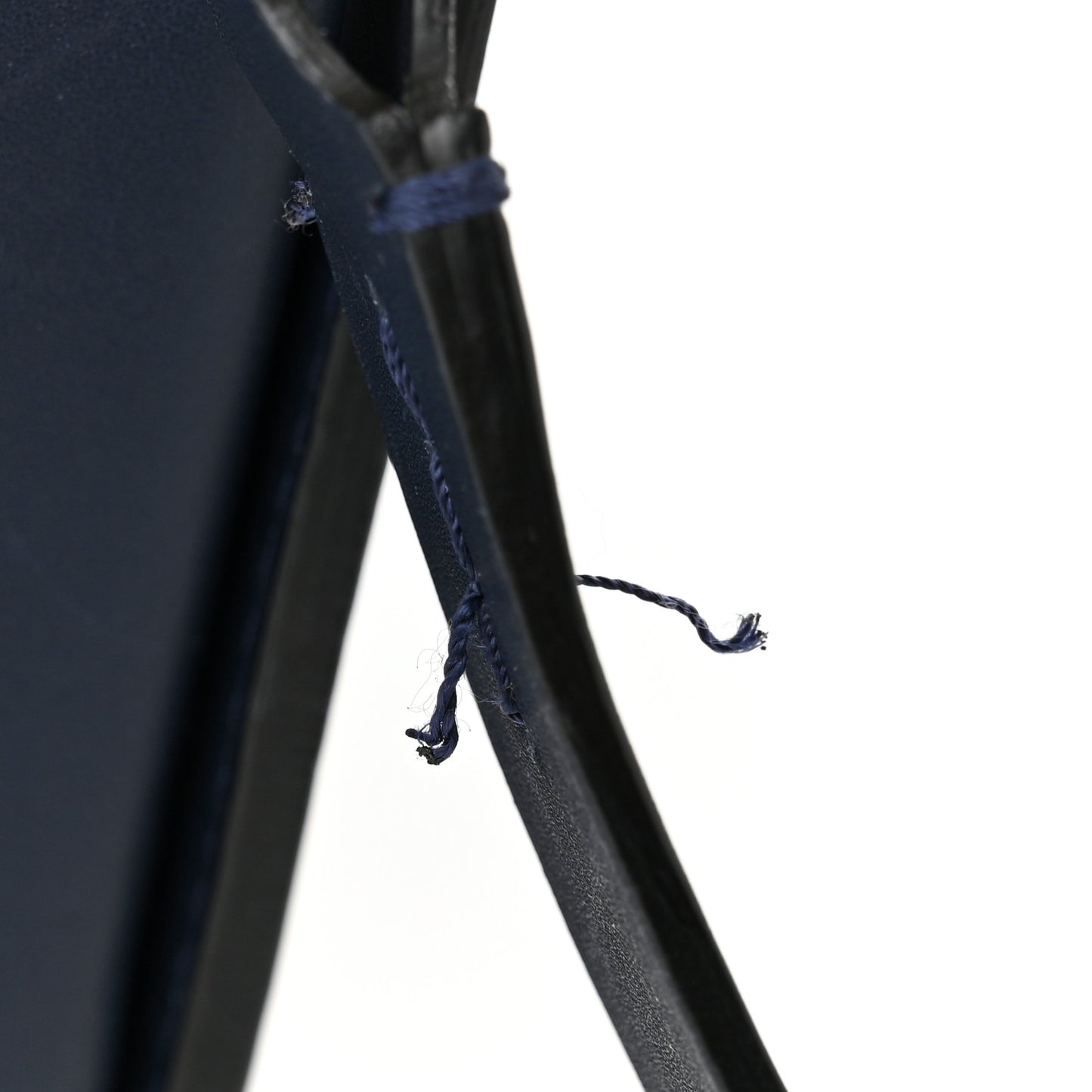 Calfskin Large Square Satchel Mid Indigo