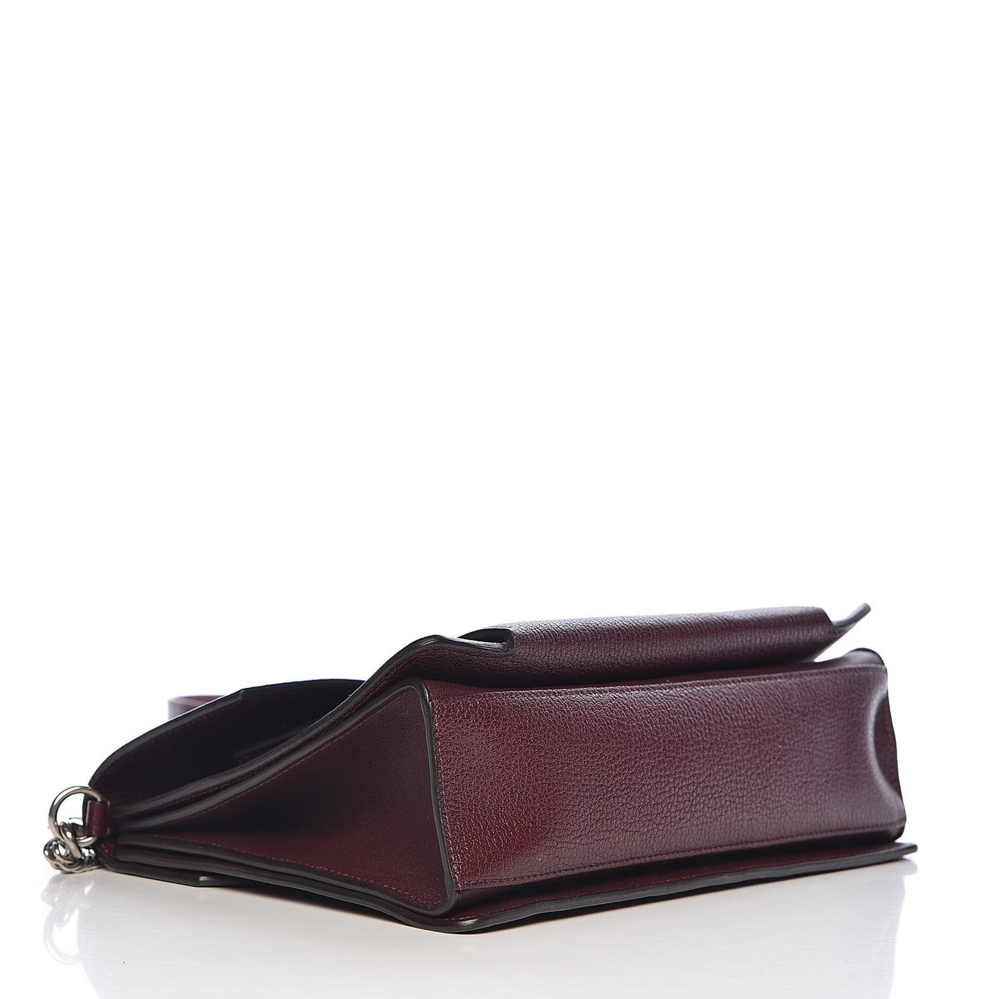 Goatskin Medium GV3 Shoulder Bag Aubergine