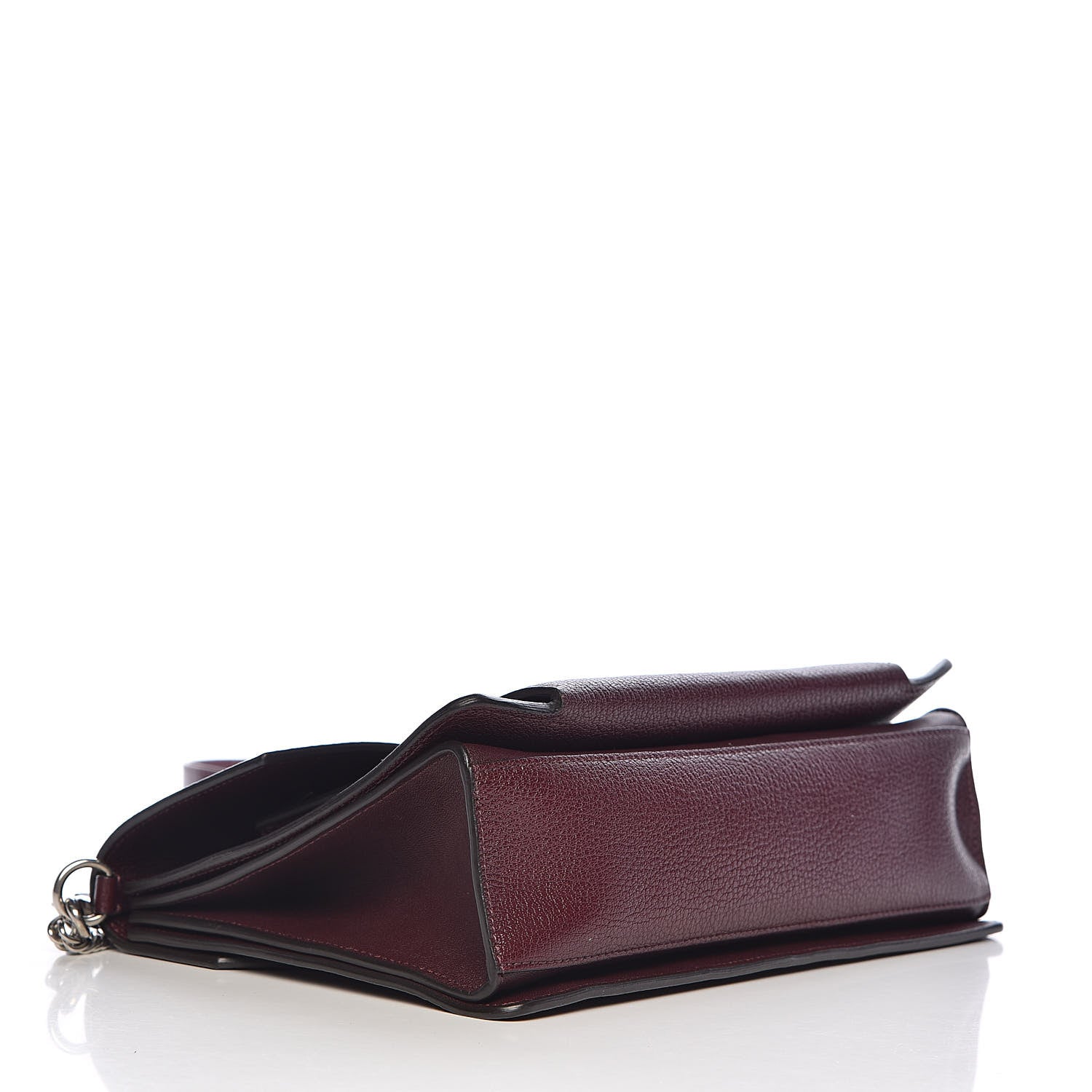 Givenchy Goatskin Medium GV3 Shoulder Bag Aubergine 4 of 9