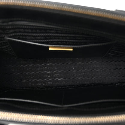 Prada Saffiano Medium Galleria Double Zip Tote Black 5 of 10