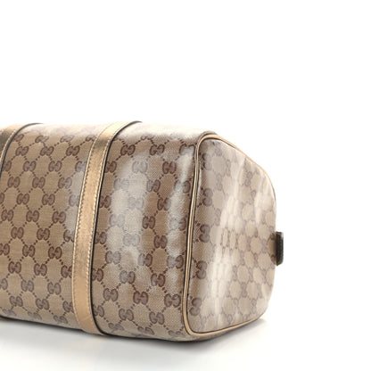 Gucci Crystal Monogram Medium Joy Boston Bronze 9 of 12