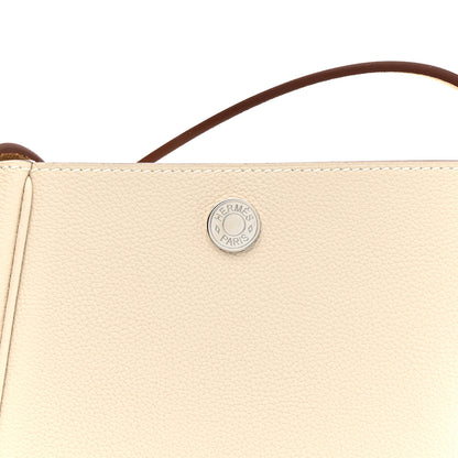Hermes Togo Vache Hunter Perspective Cavaliere 21 Craie Fauve 8 of 10