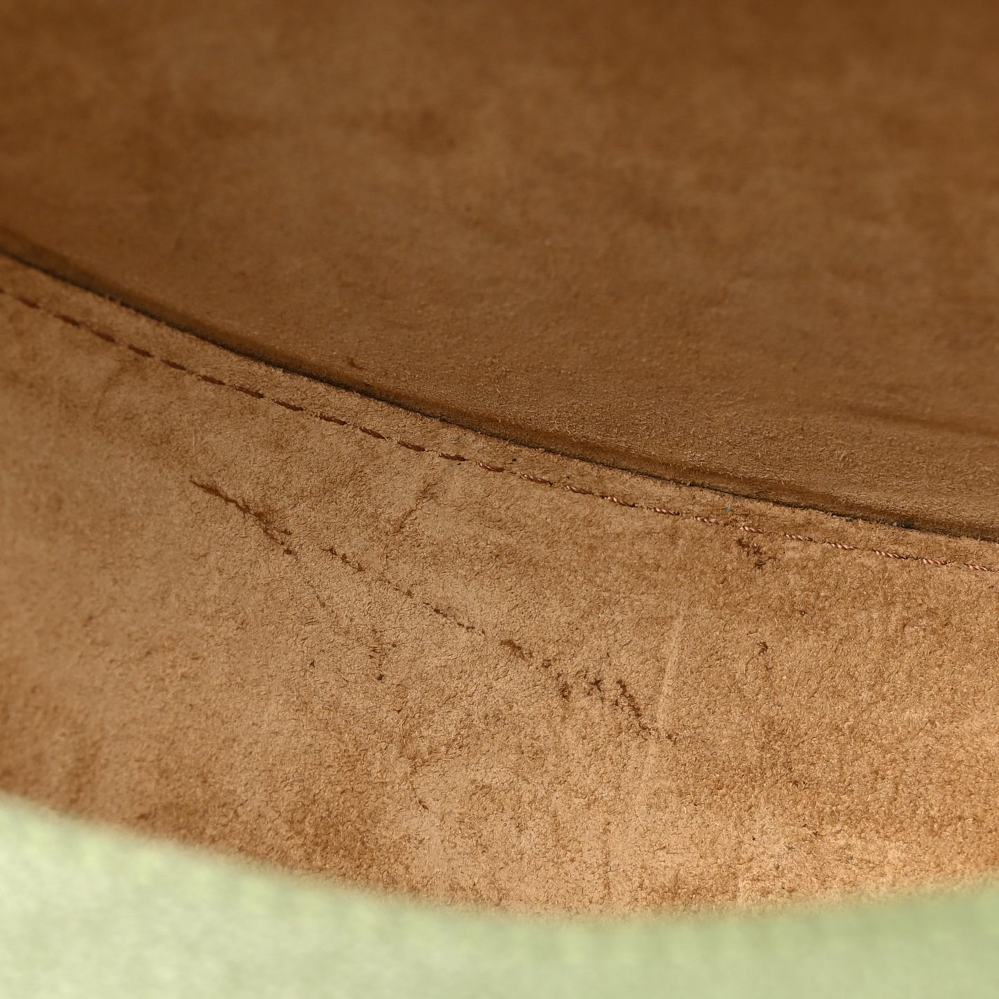 Satin Calfskin Jacquard Luna Bag Avocado Green