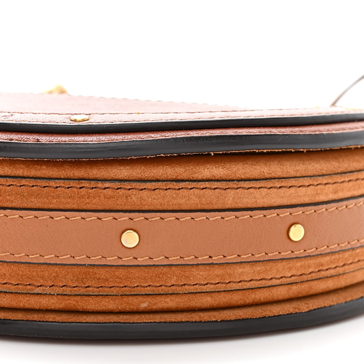 Shiny Goatskin Smooth Calfskin Suede Small Pixie Bag Saffron Red