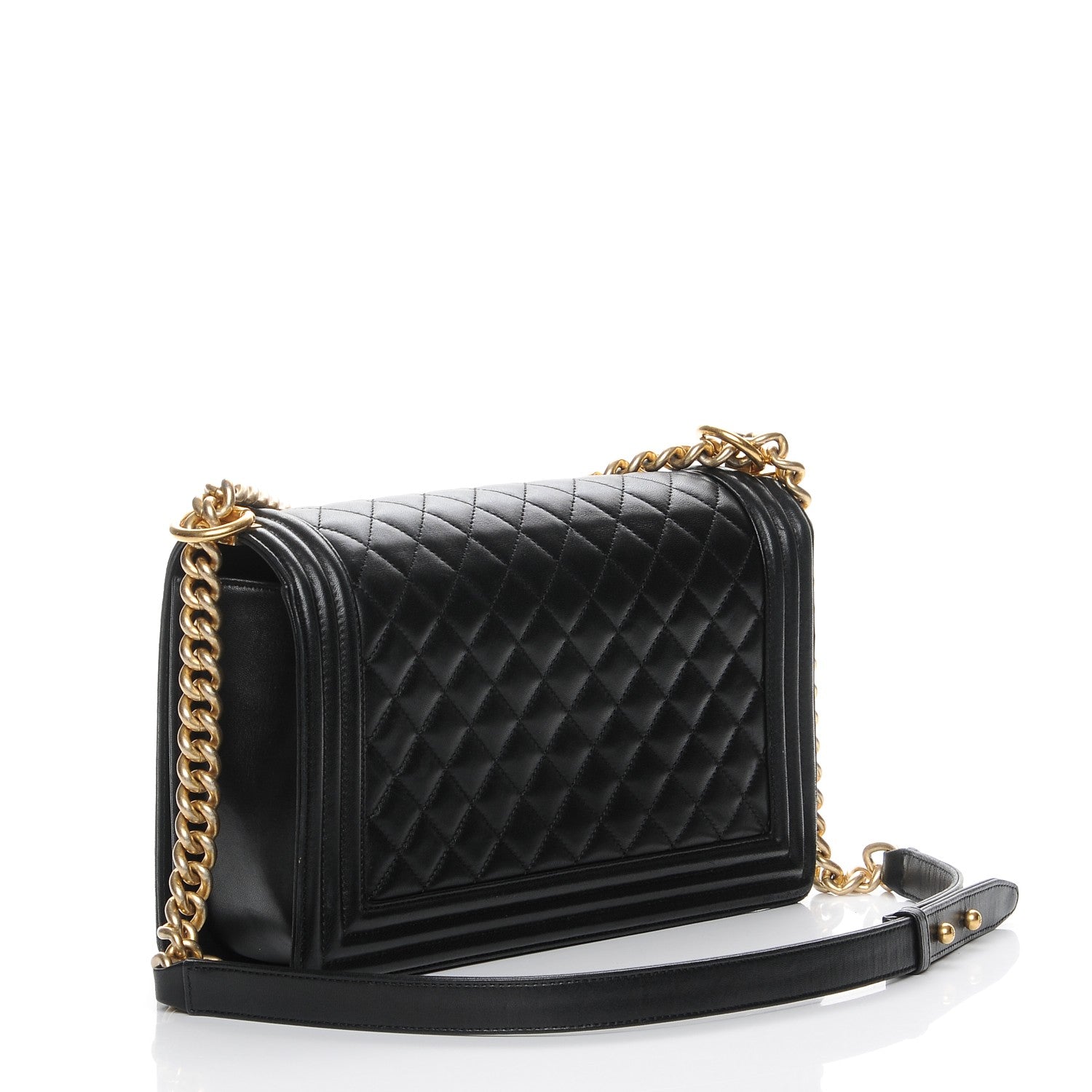 Chanel Lambskin Quilted New Medium Boy Flap Black 3 of 7