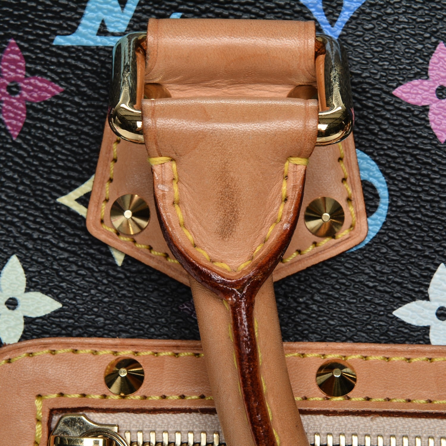 Louis Vuitton Monogram Multicolor Alma Black 9 of 14