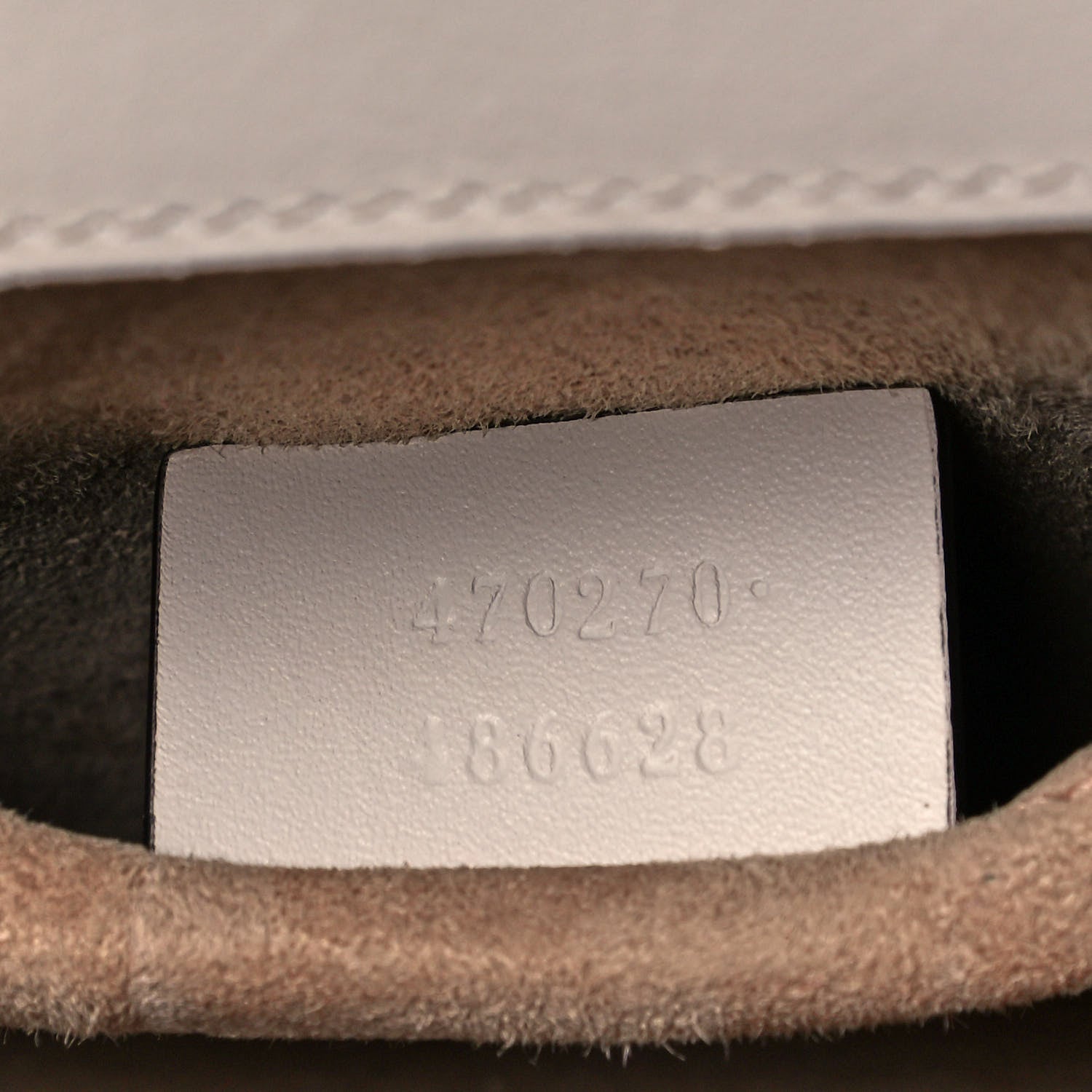 Gucci Calfskin Mini Sylvie Top Handle Bag White 7 of 9