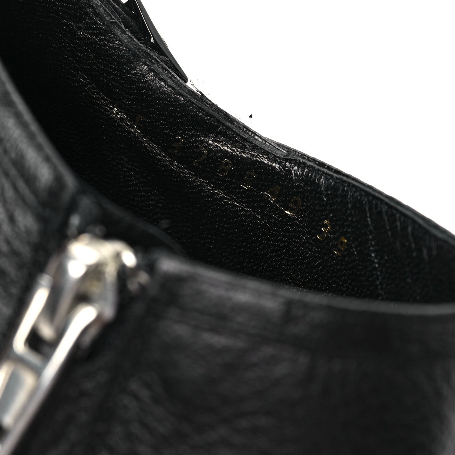 Saint Laurent Calfskin Studded Janis 105 Boots 39 Black 7 of 9