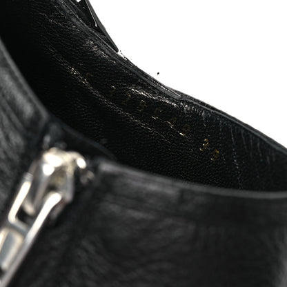 Saint Laurent Calfskin Studded Janis 105 Boots 39 Black 7 of 9