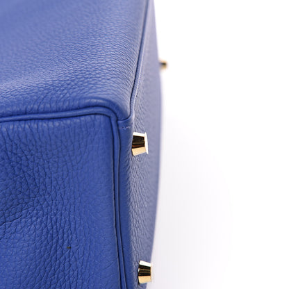 Hermes Togo Kelly Retourne 32 Bleu Electrique 32 of 33
