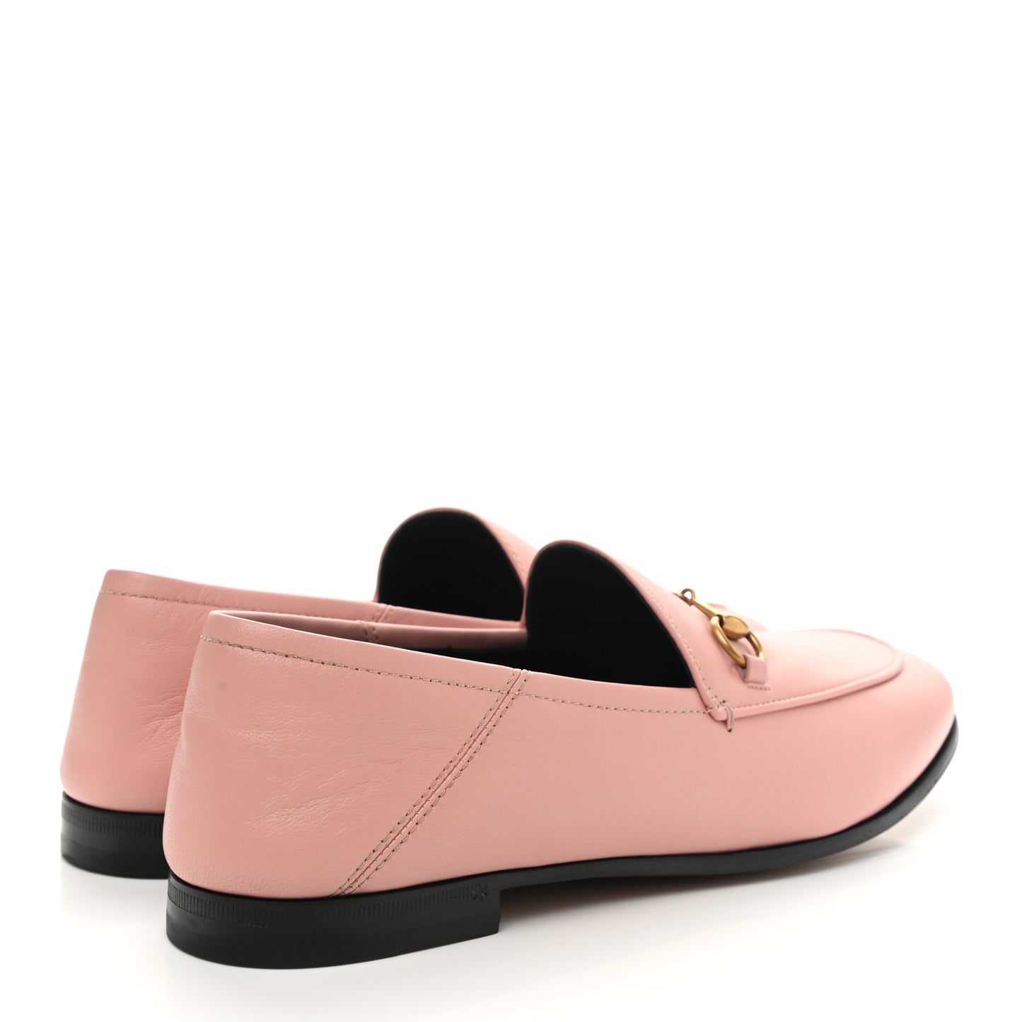 Lambskin Womens Brixton Horsebit Loafers 39.5 Perfect Pink