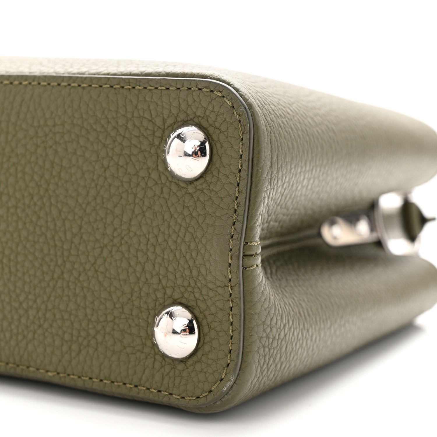 Louis Vuitton Taurillon Capucines BB Khaki 10 of 10