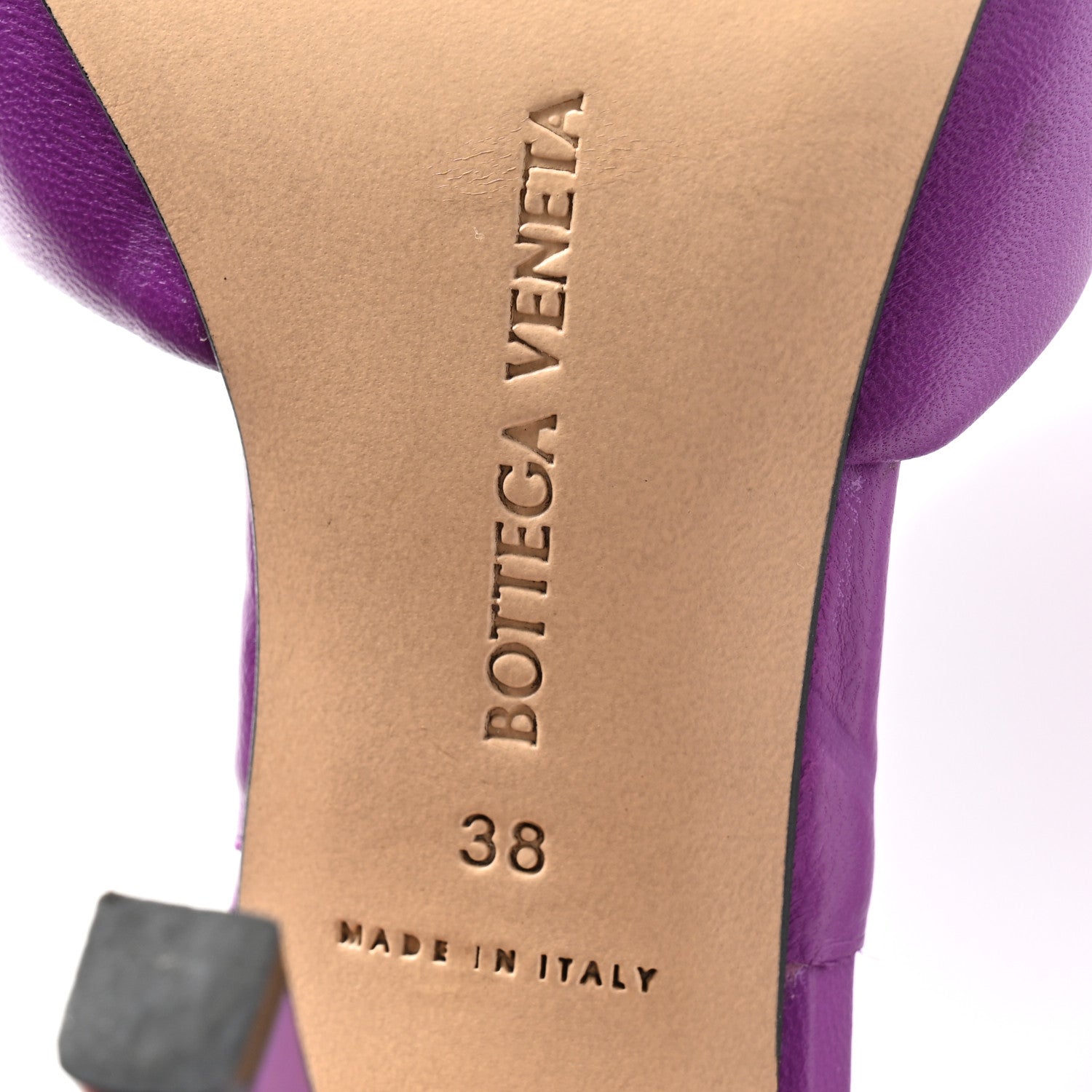 Bottega Veneta Nappa Quilted Rubber Lido Mule Sandals 38 Gumdrop 7 of 9