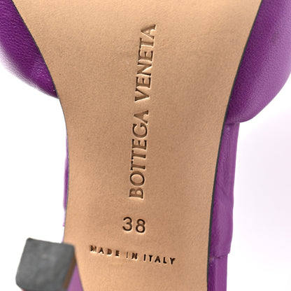 Bottega Veneta Nappa Quilted Rubber Lido Mule Sandals 38 Gumdrop 7 of 9