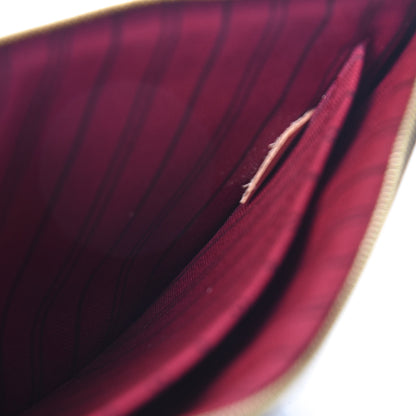 Louis Vuitton Monogram Neverfull MM GM Pochette Fuchsia 9 of 9