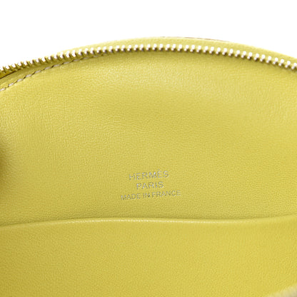 Hermes Chevre Mysore Tutti Frutti Citron Clutch Lime 6 of 7