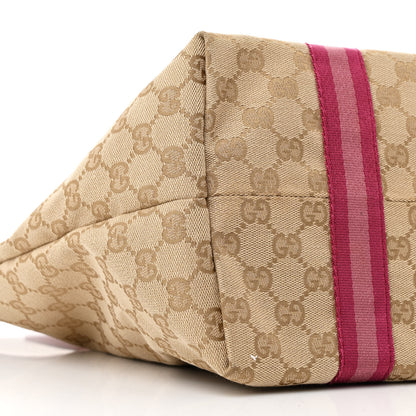 Gucci Monogram Large Jolicoeur Tote Pink 9 of 12