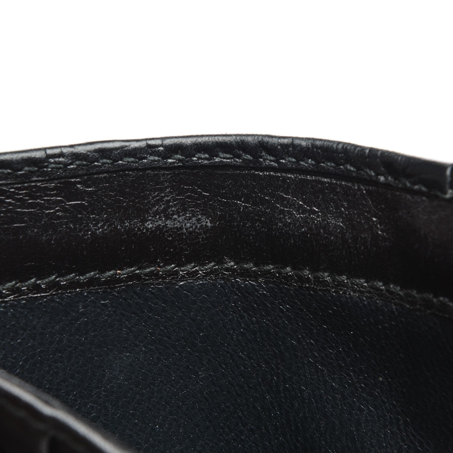 Gucci Guccissima Metal Bar French Flap Wallet Black 8 of 11