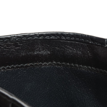 Gucci Guccissima Metal Bar French Flap Wallet Black 8 of 11