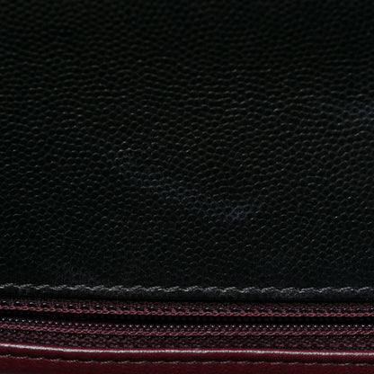 Chanel Caviar Chevron Quilted Small Coco Handle Flap So Black 12 of 14